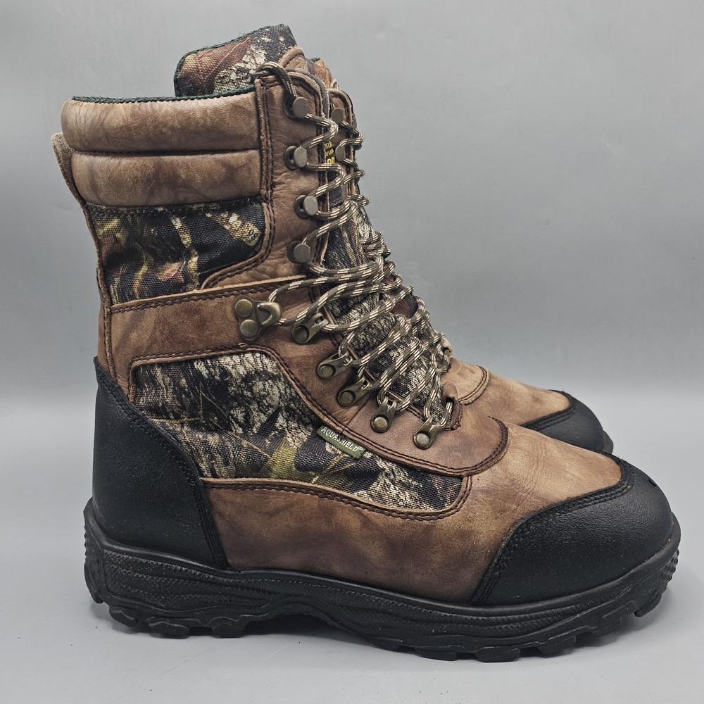 Trekker 2000 Gram Thinsulate Camo Boots Waterproof Aquashield Hunting Mens 10 M